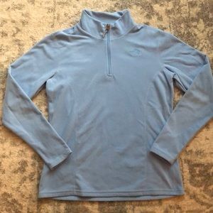 North Face Pullover light blue girls XL